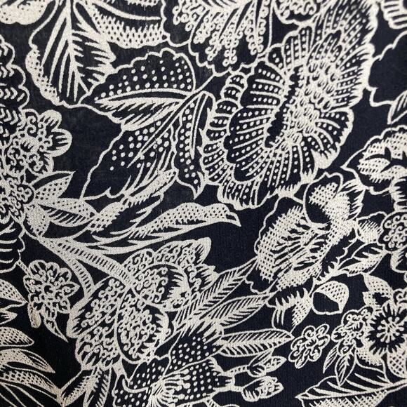 Jeselle Women's Silk Floral Wide Leg Pants Size S Flowy Euro Summer Old Money - Picture 9 of 9